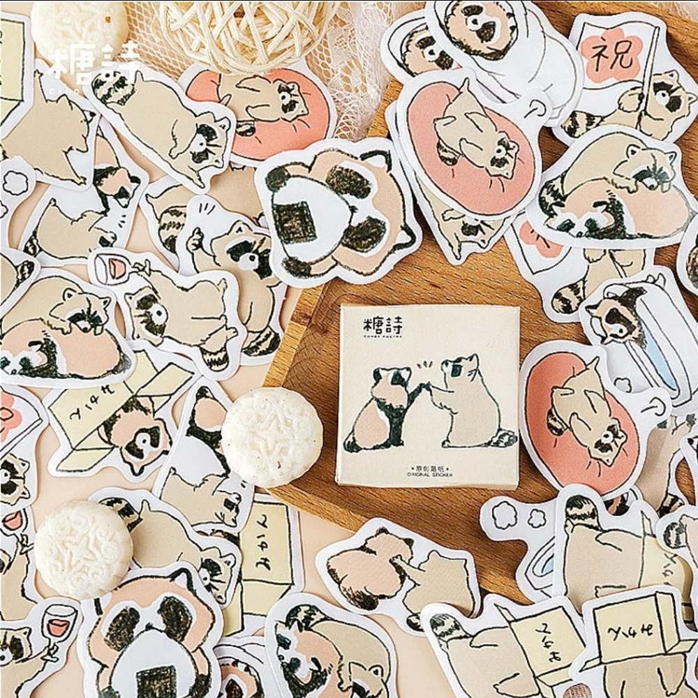 TRASH PANDA JOURNALING STICKERS